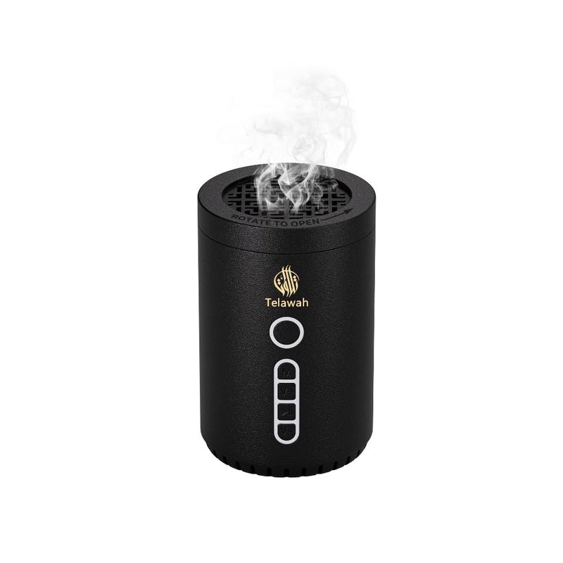 متحدث القرآن مع جهاز تحكم عن بعد وتطبيق ذكي، مبخرة عود ذكية، تصميم آمن وقابل لإعادة الشحن، جهاز تلاوة متكامل